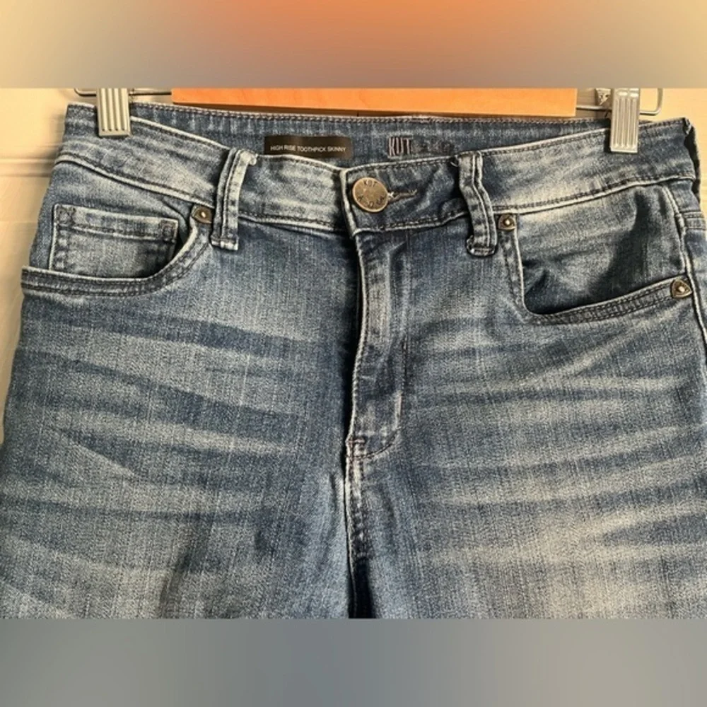 KUT from the Kloth Toothpick‎ Skinny Denim High Rise Blue Jeans Size 4